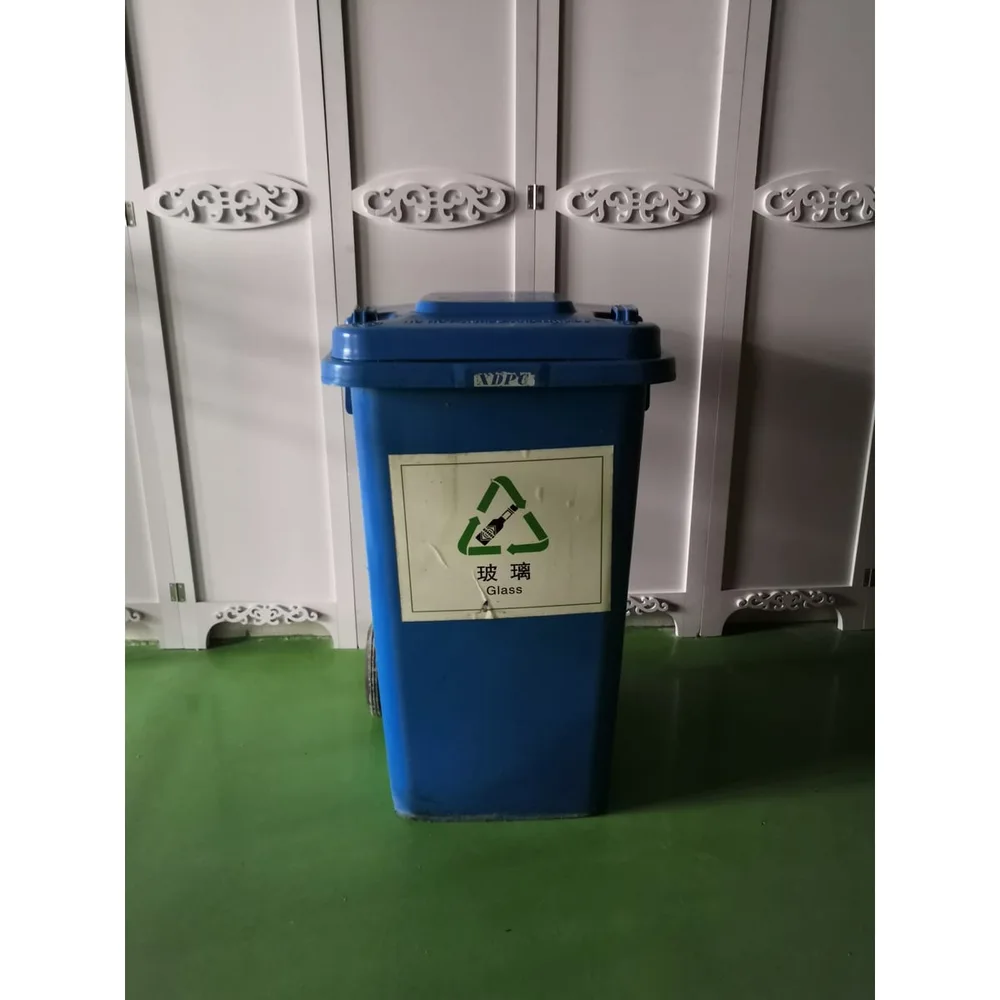 塑料垃圾桶-蓝色 红色绿色产品图2