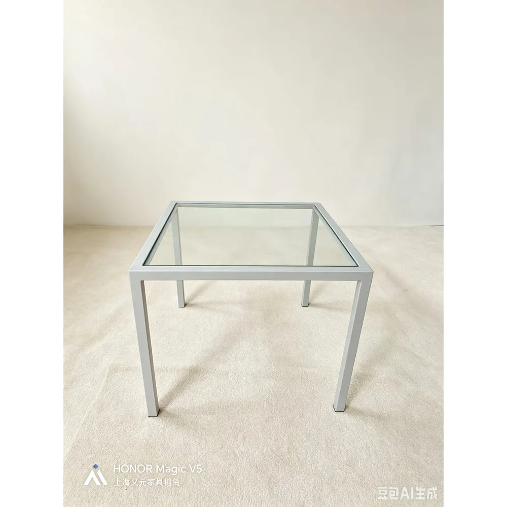 单人玻璃茶几产品图3