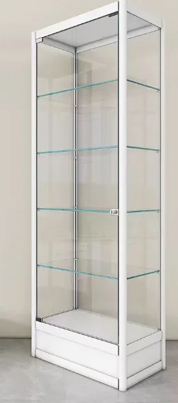 玻璃展示柜 · 白色