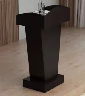 黑色演讲台 · 黑色
