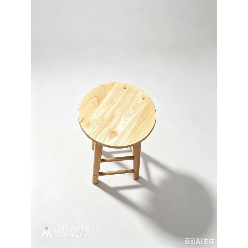 木纹圆椅产品图2