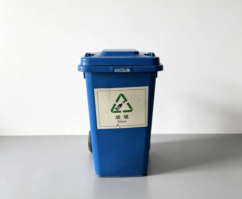 塑料垃圾桶-蓝色 红色绿色