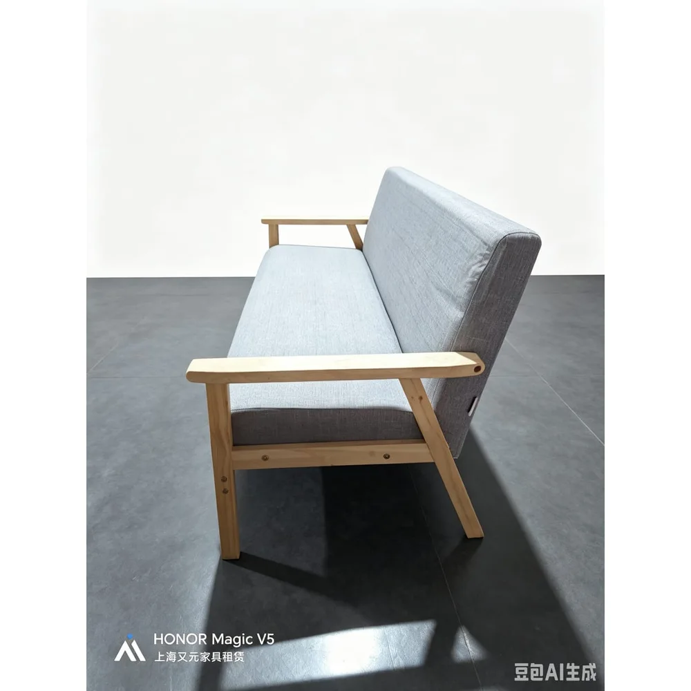 布艺双人休闲沙发椅产品图3