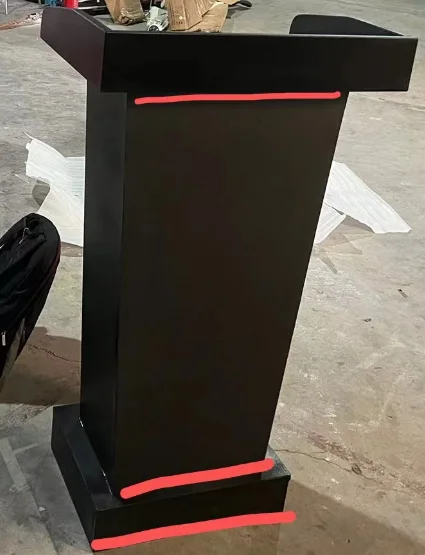 黑色演讲台 · 黑色