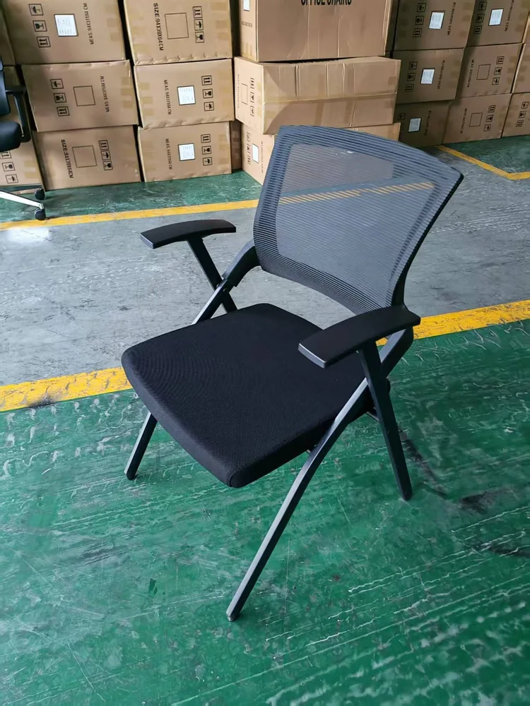 高端布艺扶手折叠椅产品图2
